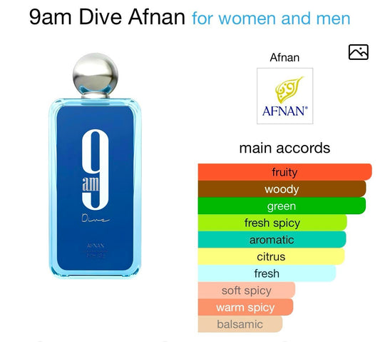 AFNAN 9 AM ⏰ 100ML M image 1