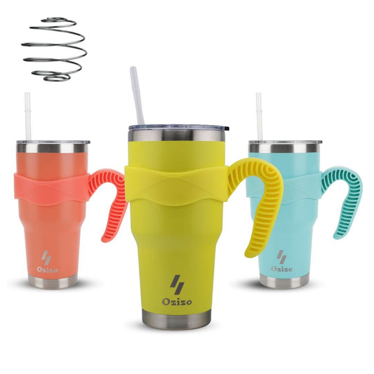 30 oz Insulated Mug With Straw image 0