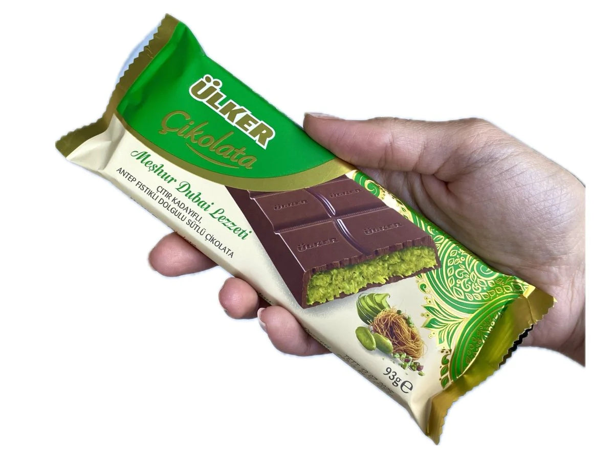 Ulker Dubai Chocolate with Antep Pistachio & Crispy Kataifi