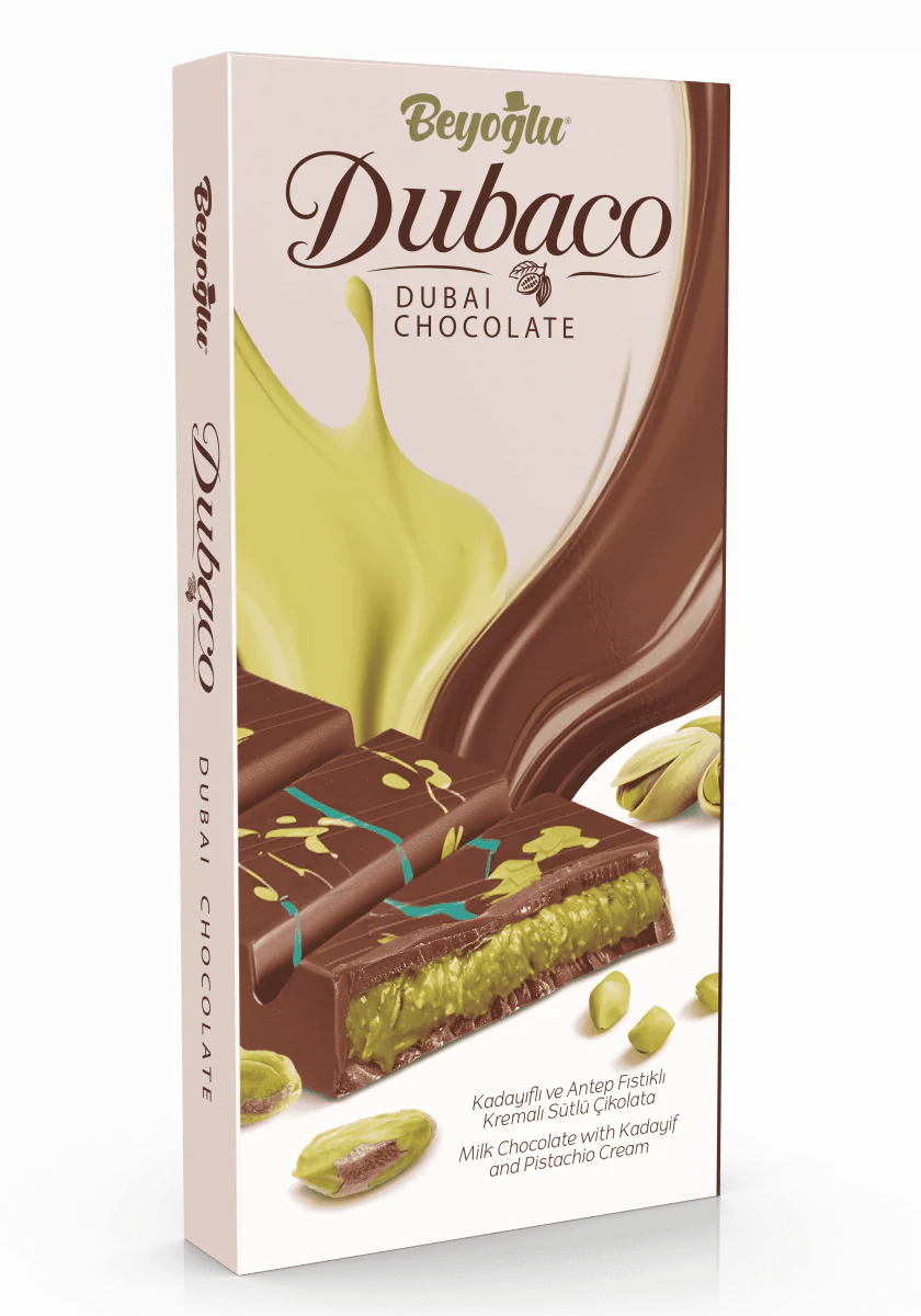 Beyoglu | Dubaco Crispy Kadayif Dubai Milk Chocolate - 95g