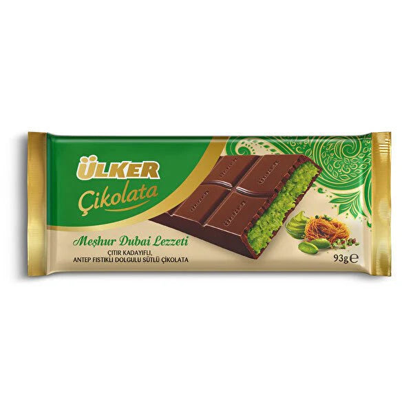 Ulker Dubai Chocolate with Antep Pistachio & Crispy Kataifi