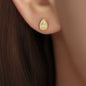 Style Bezel Setting Party Studs